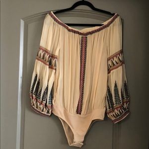 Free People sheer bodysuit